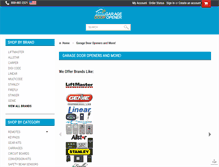 Tablet Screenshot of garagedooropener.com